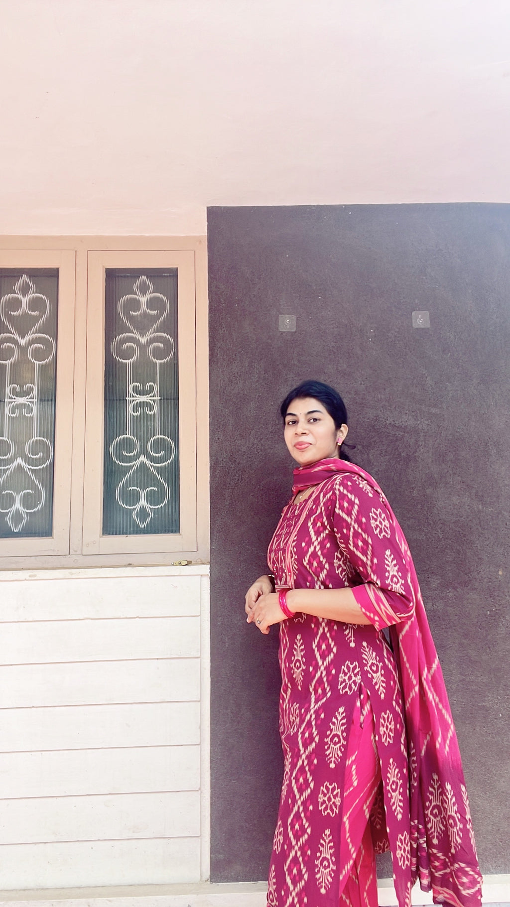 Majenta cotton suit sets
