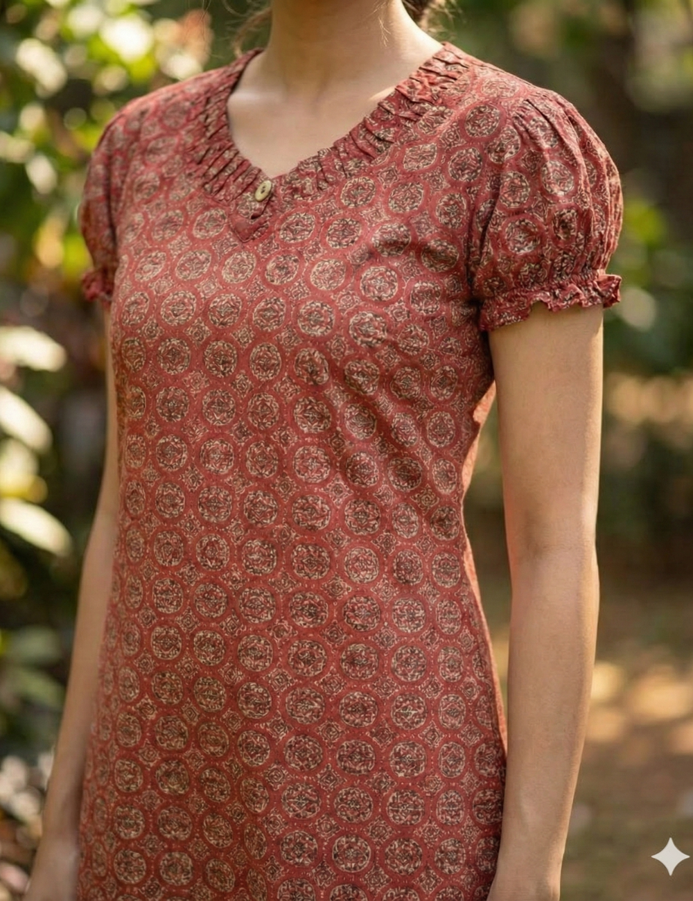 Cotton Ajrakh Frocks