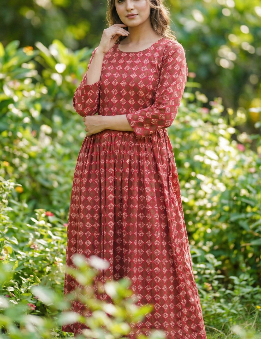 Cotton Printed Frock