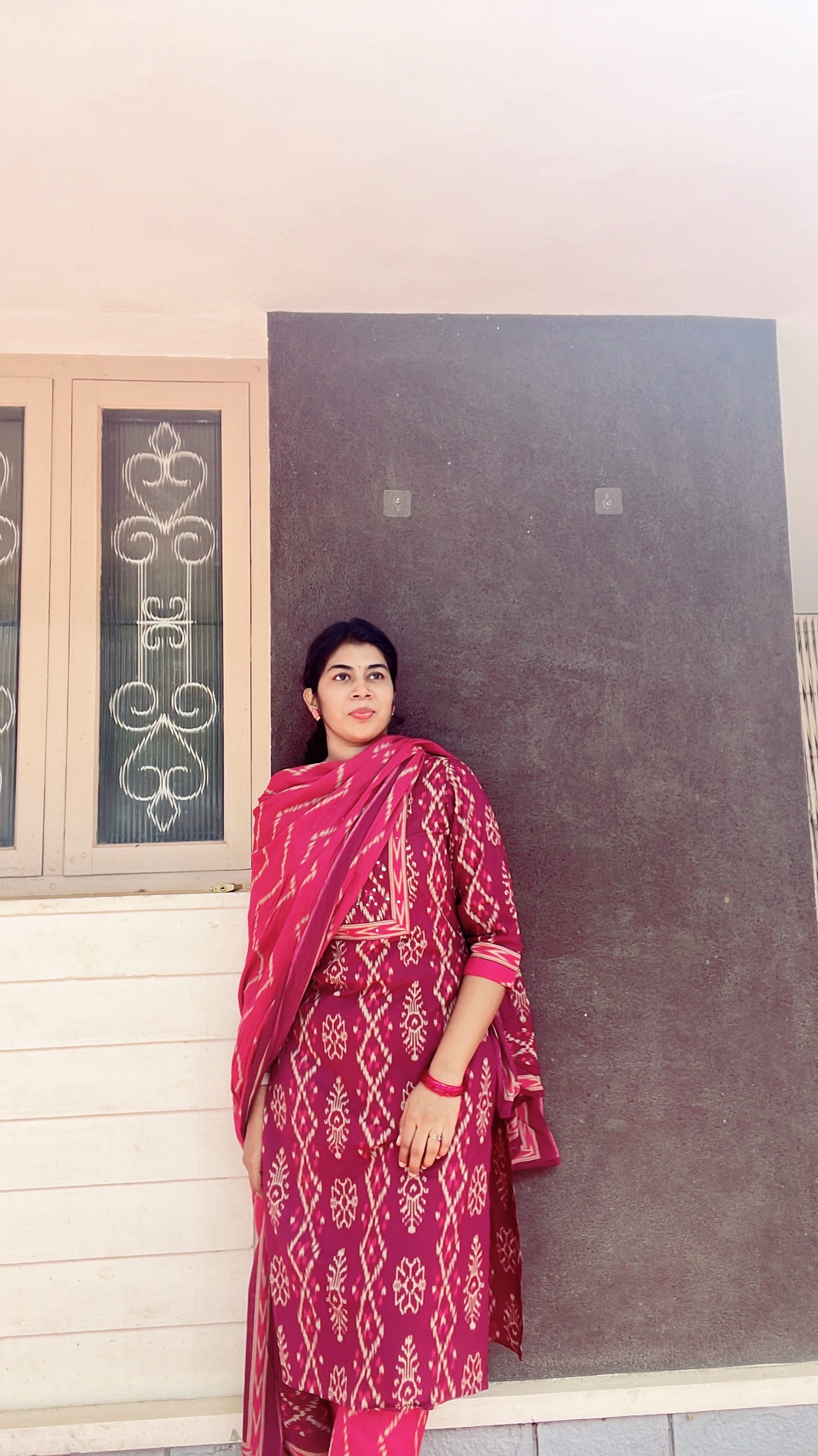 Majenta cotton suit sets