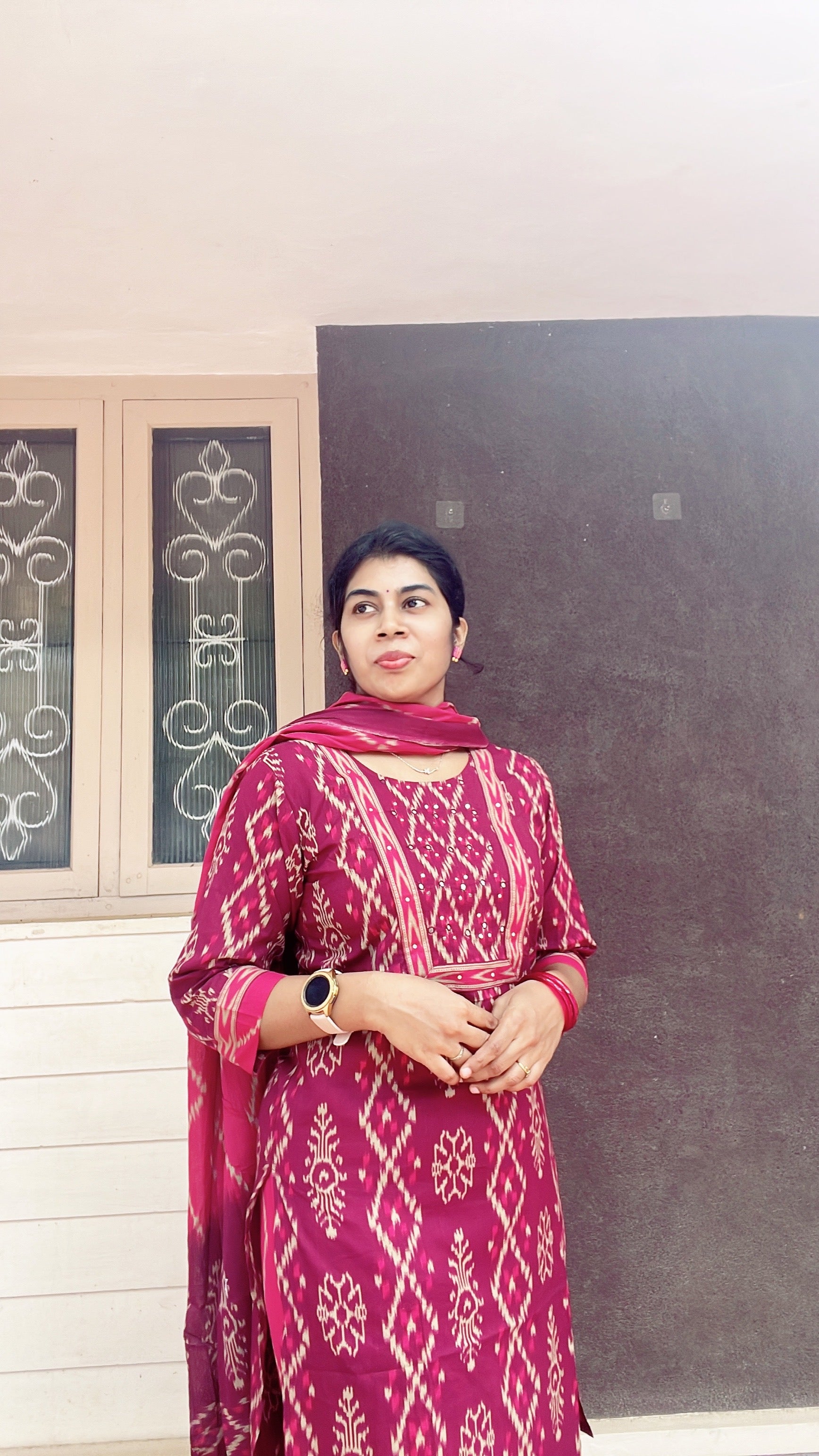 Majenta cotton suit sets