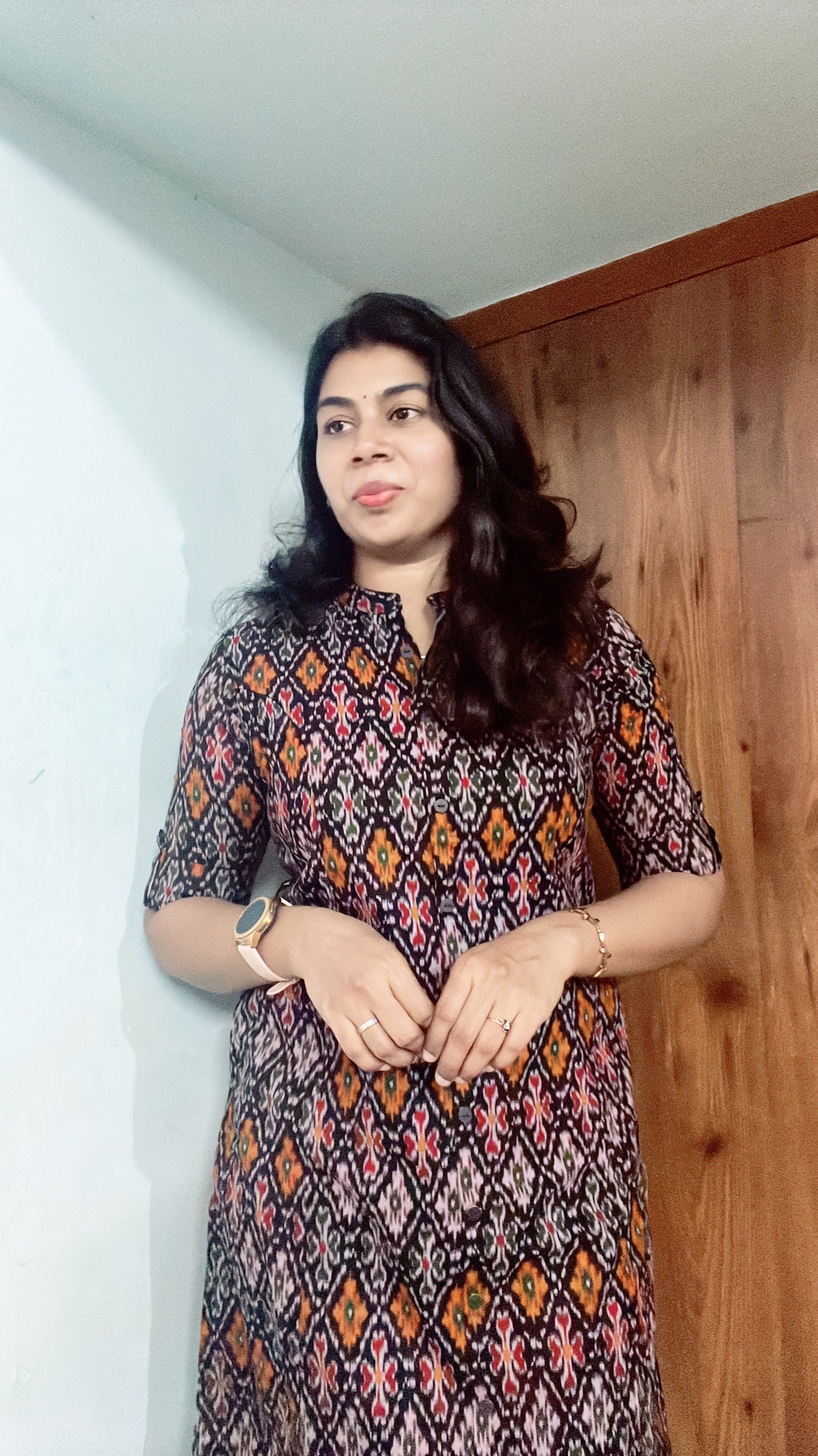 Patola print Cotton Kurti