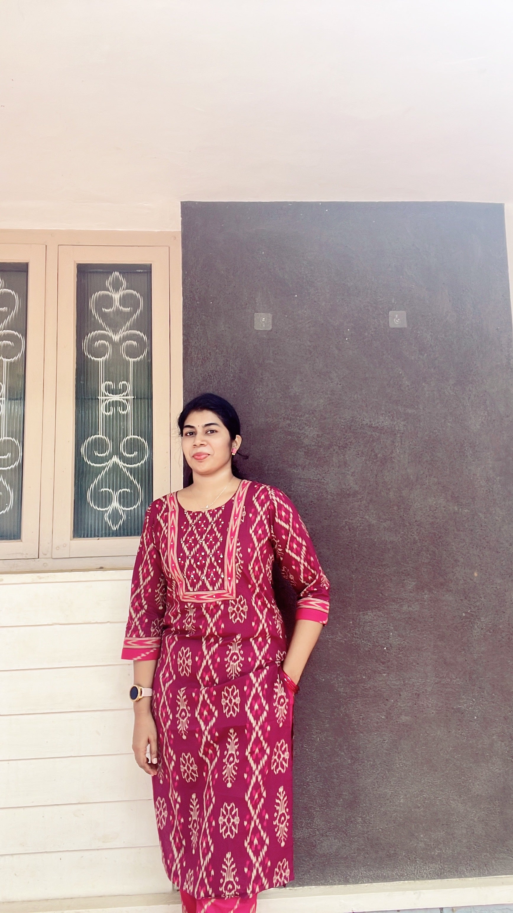Majenta cotton suit sets
