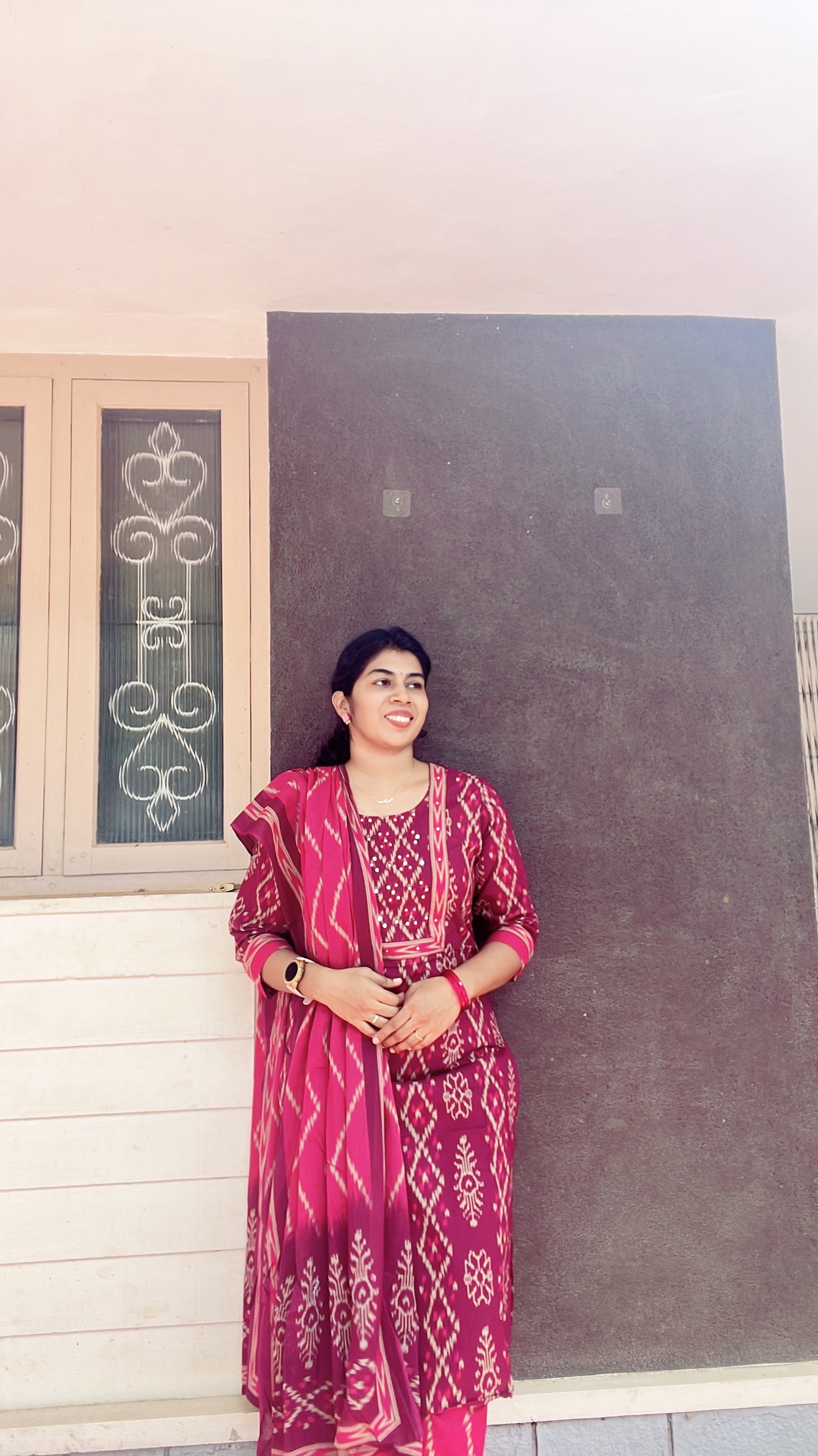 Majenta cotton suit sets