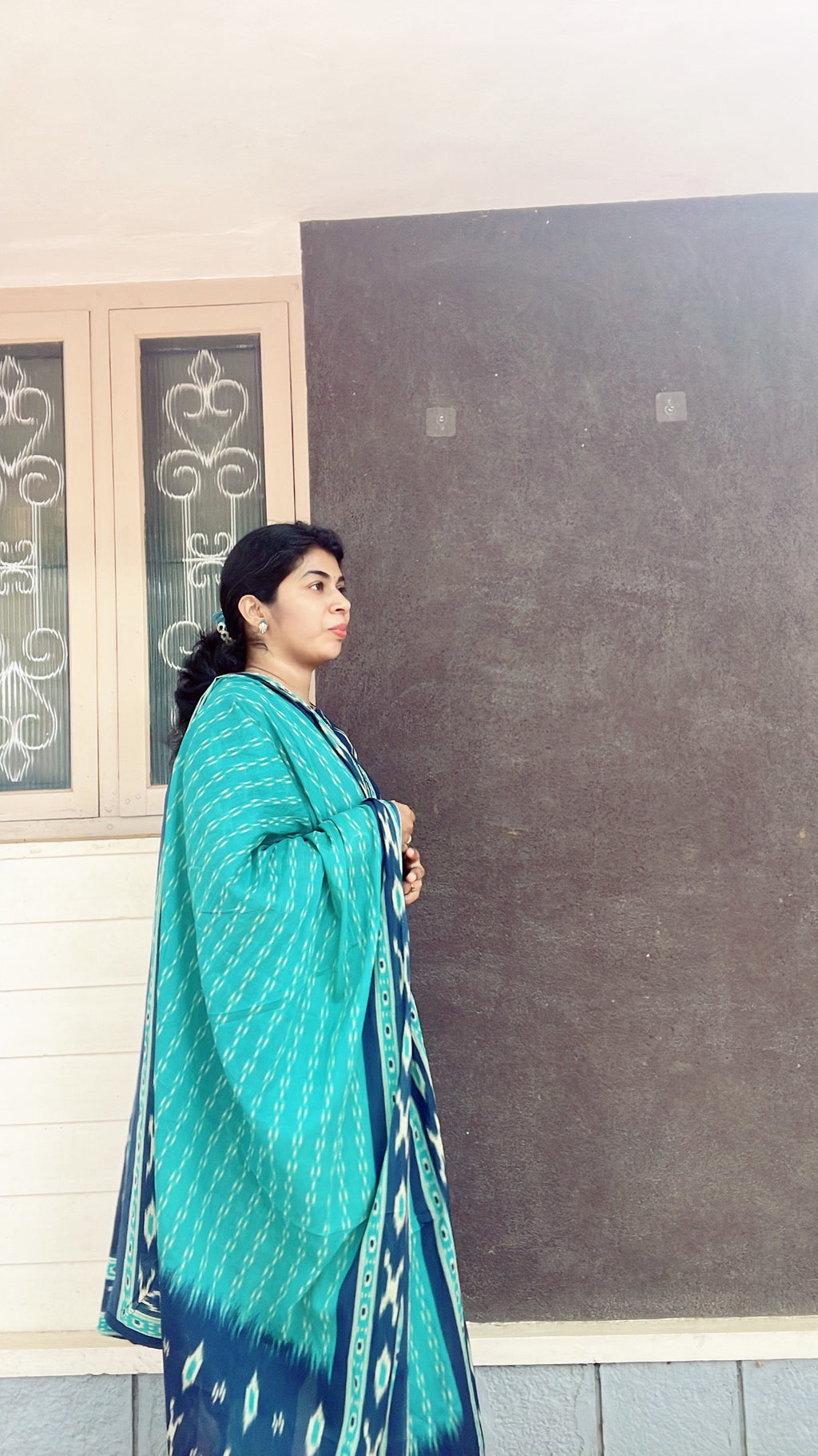 Blue cotton suit sets
