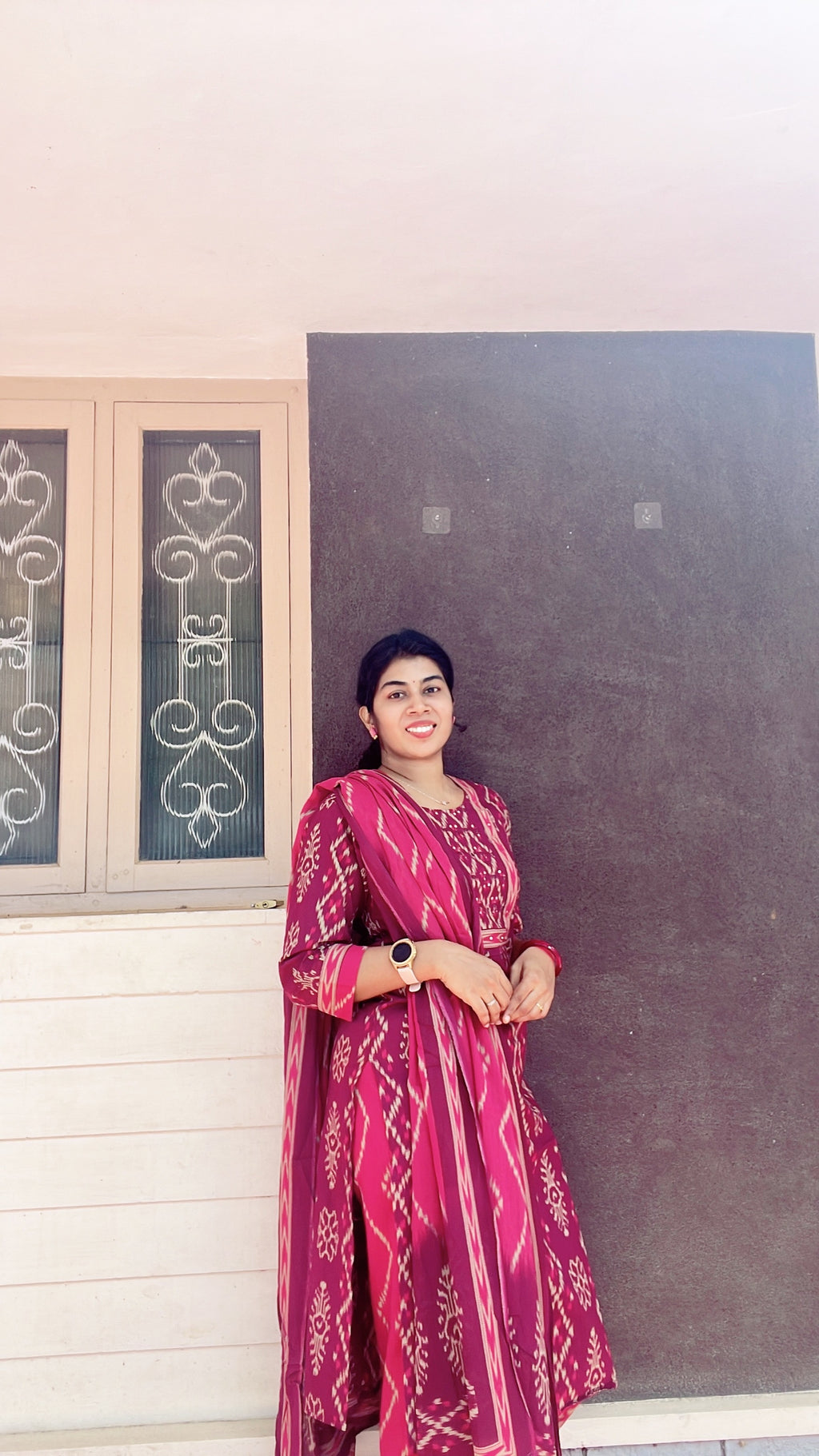 Majenta cotton suit sets