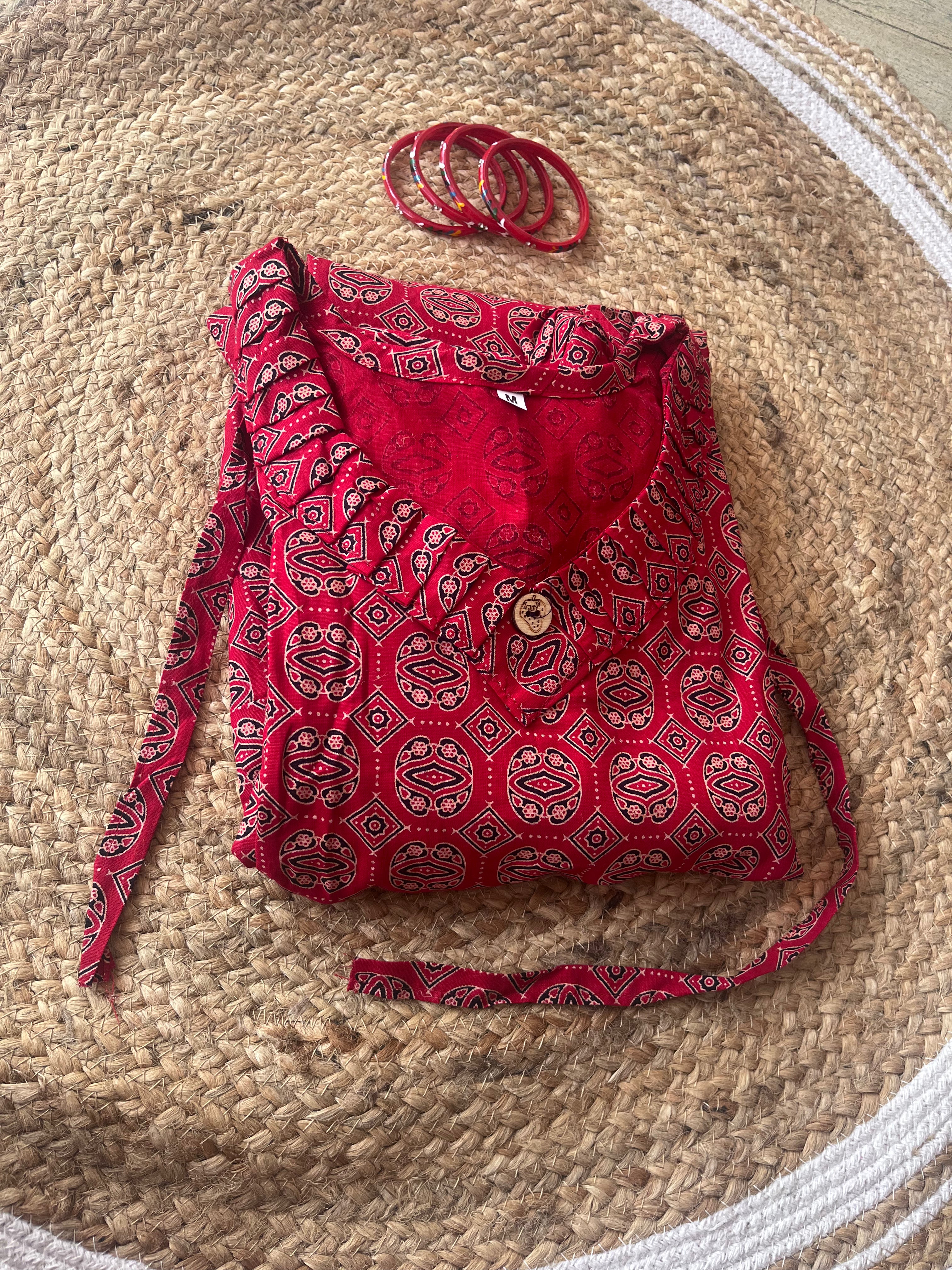 Cotton Ajrakh Frocks