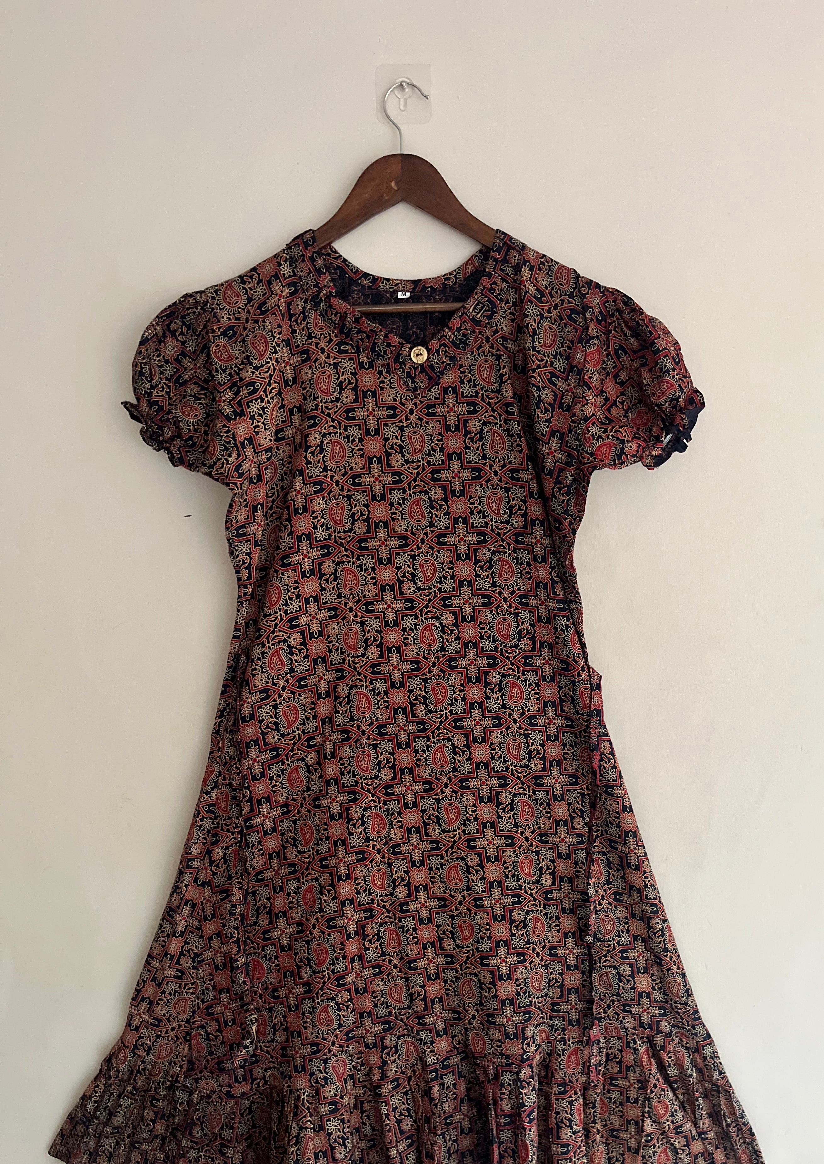 Cotton Ajrakh Frocks