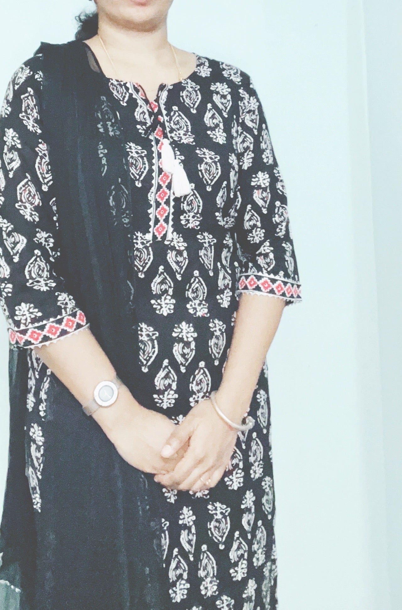 Black Cotton Suit
