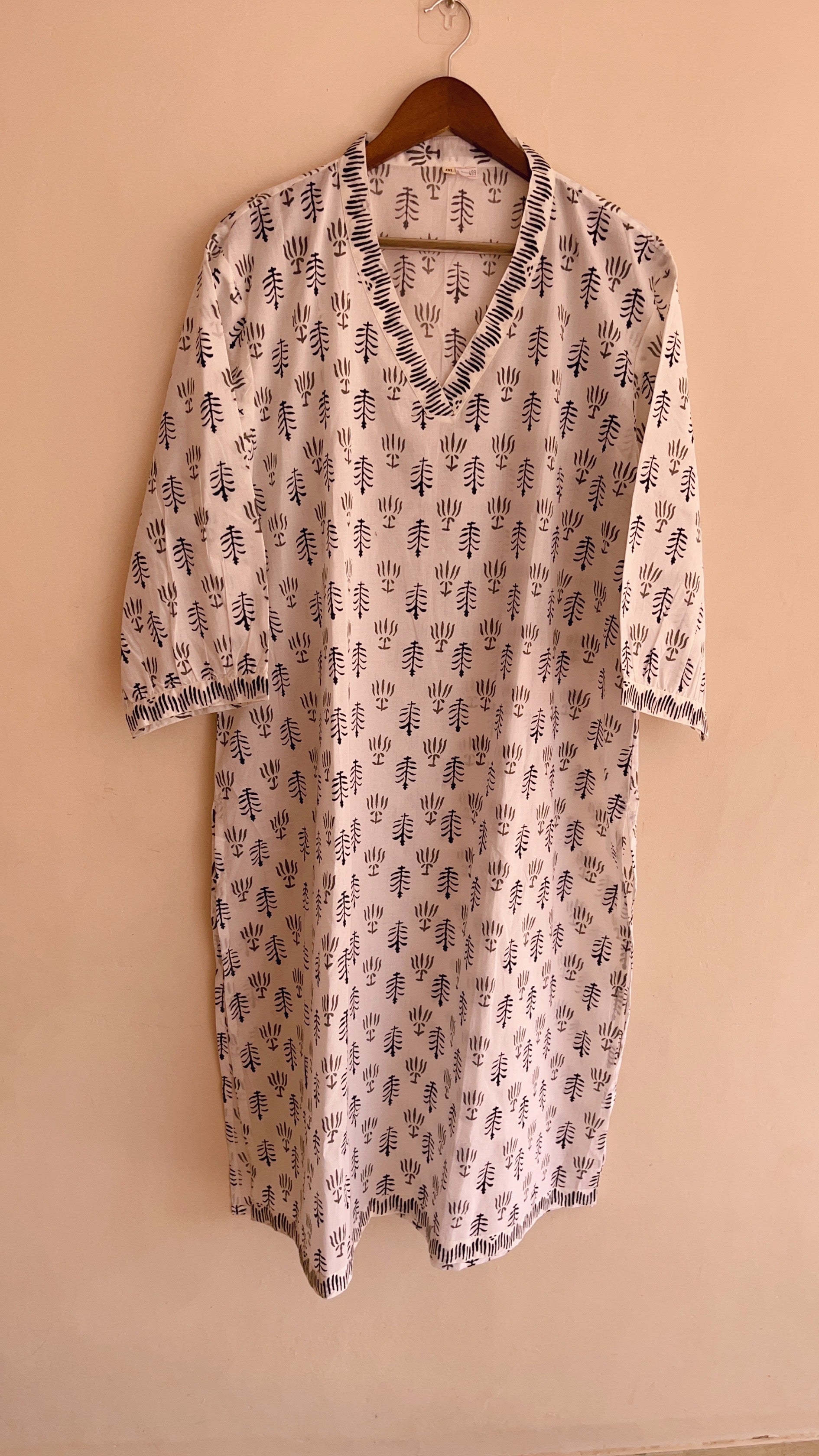 White cotton Kurti