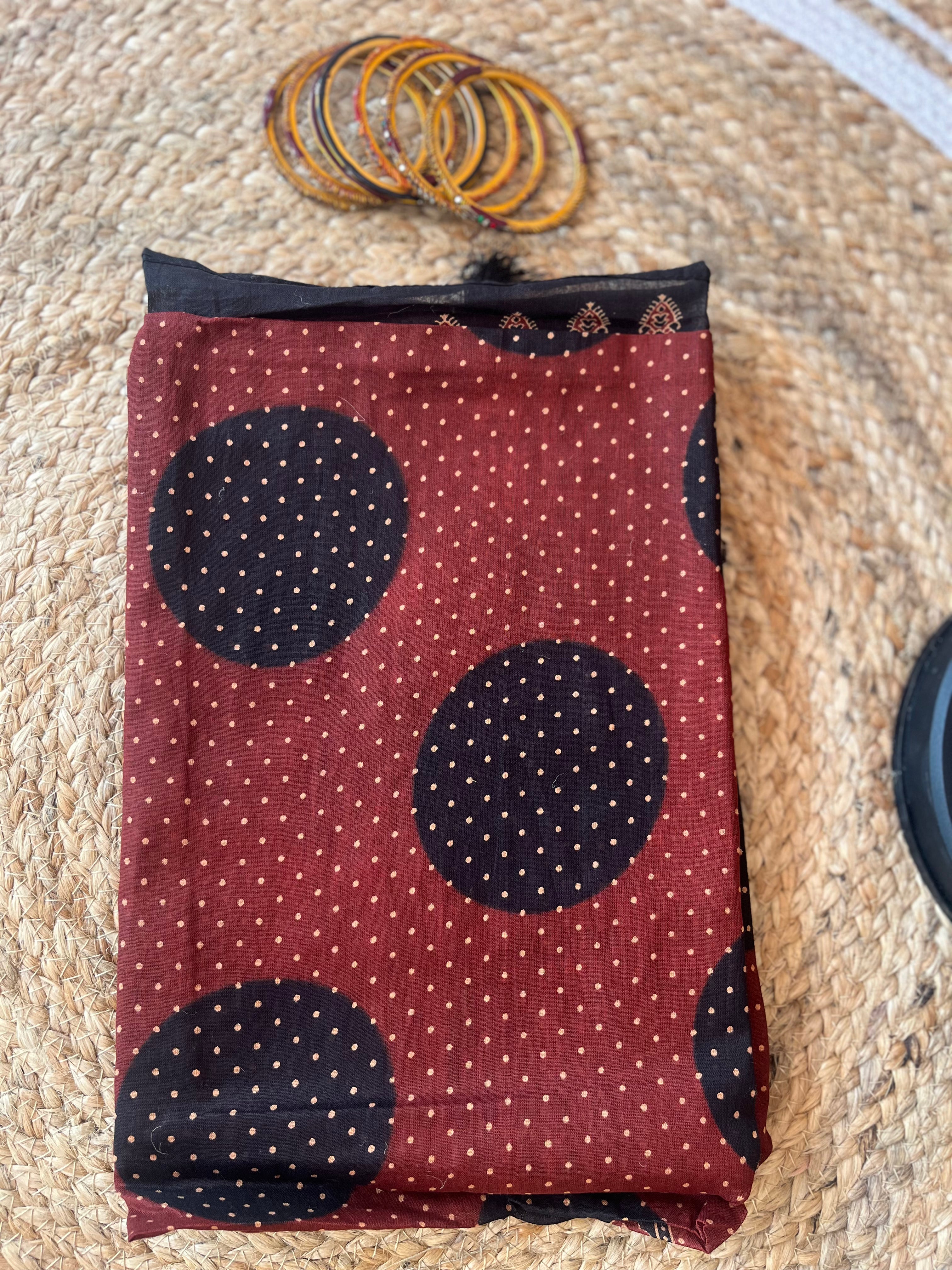 Black cotton Suit set