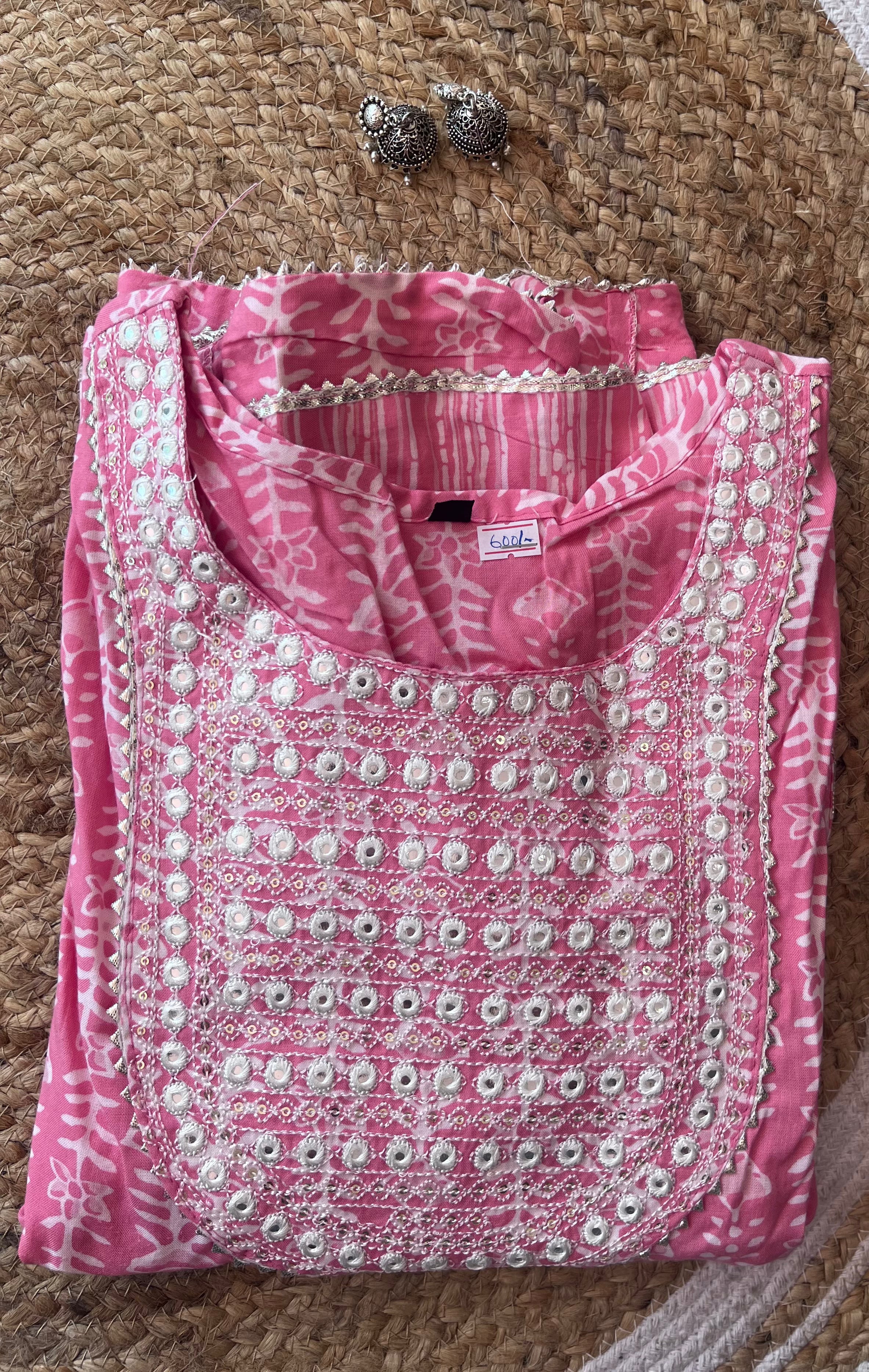 Pink Umbrella Kurti