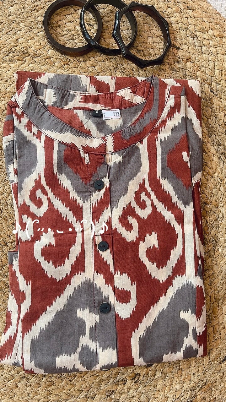 Ikkat Print Co Ord Set