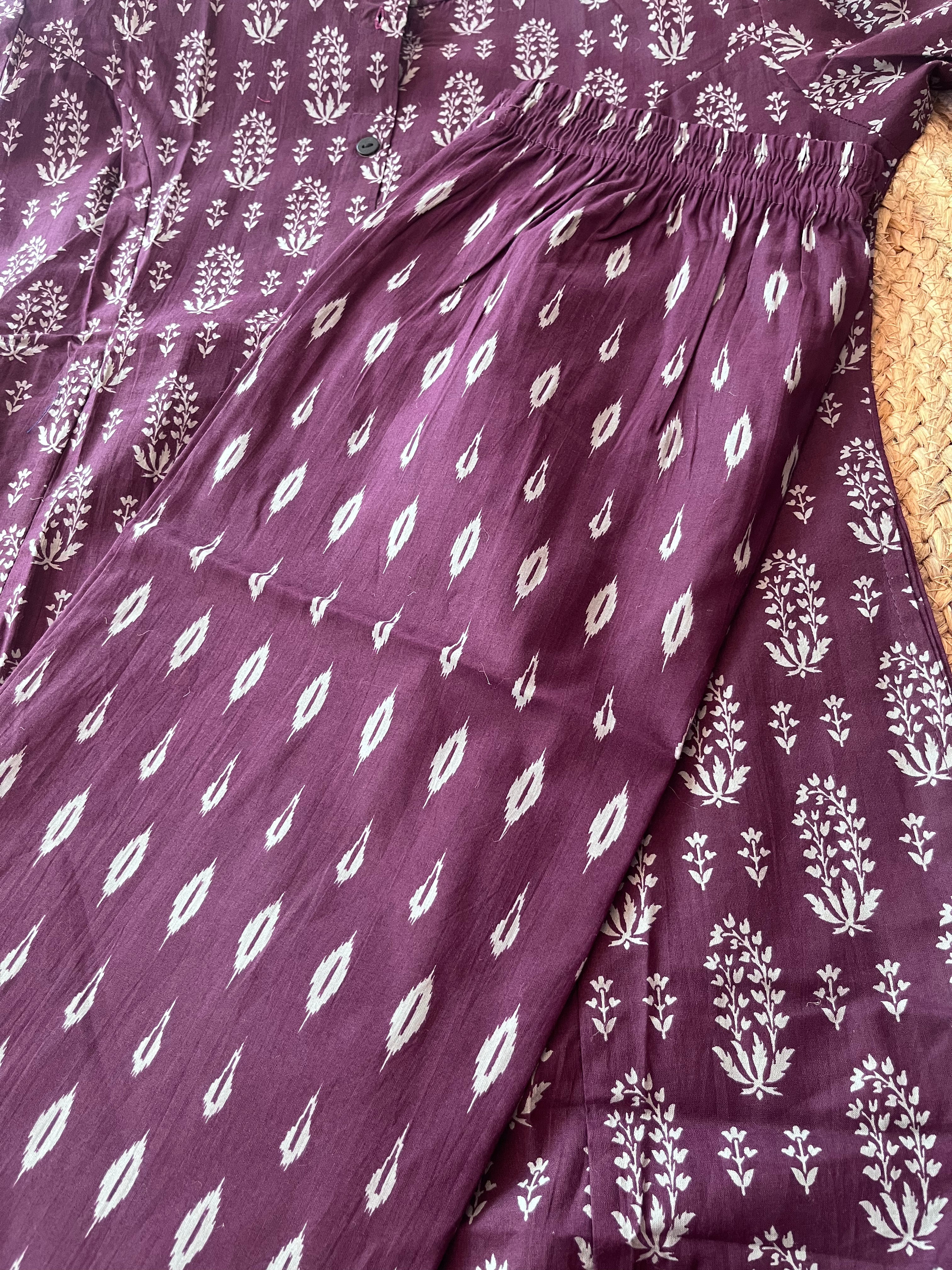 Dark Purple Co Ord Set