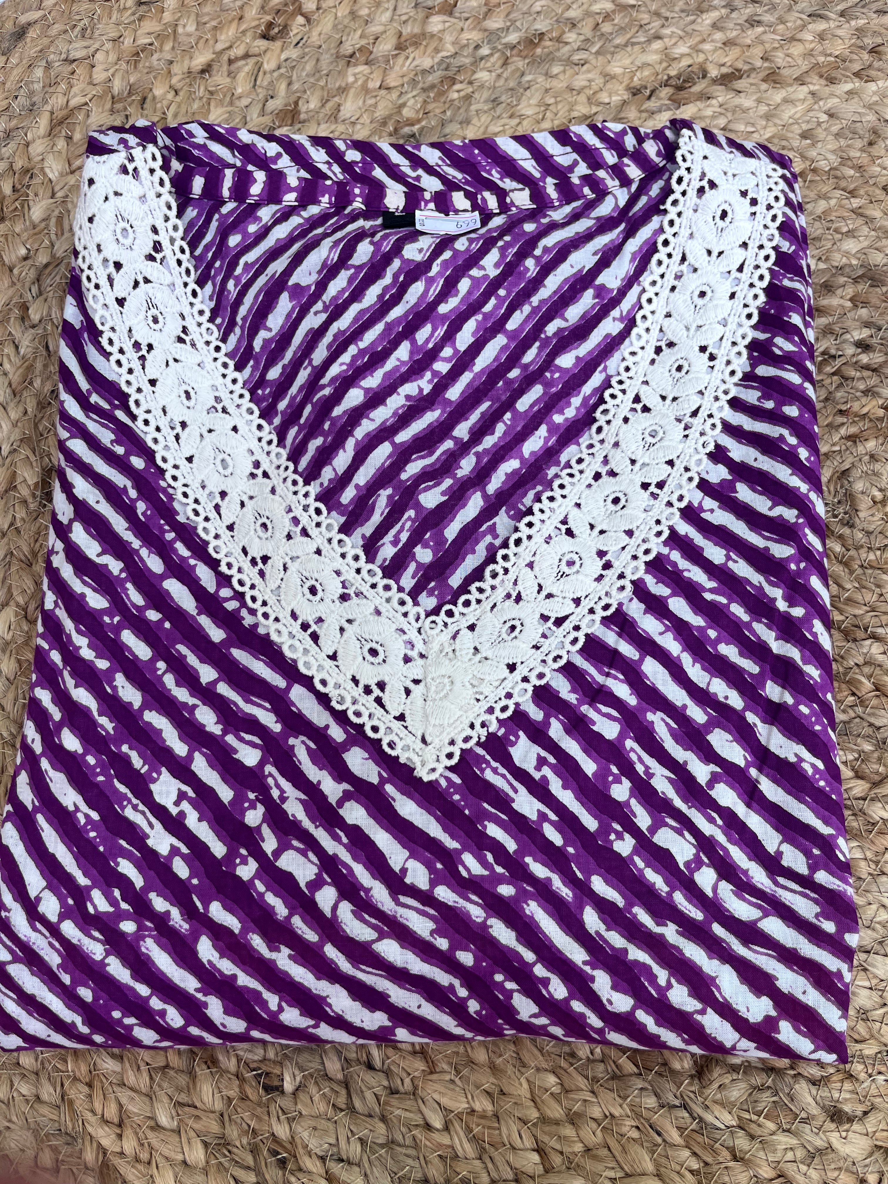 Light Purple Kurti