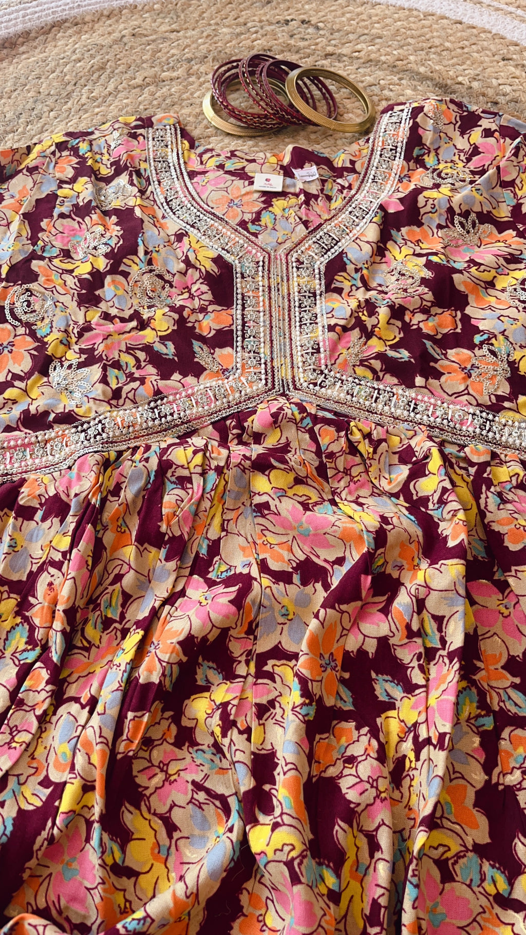 Marron Alia cut top and bottom