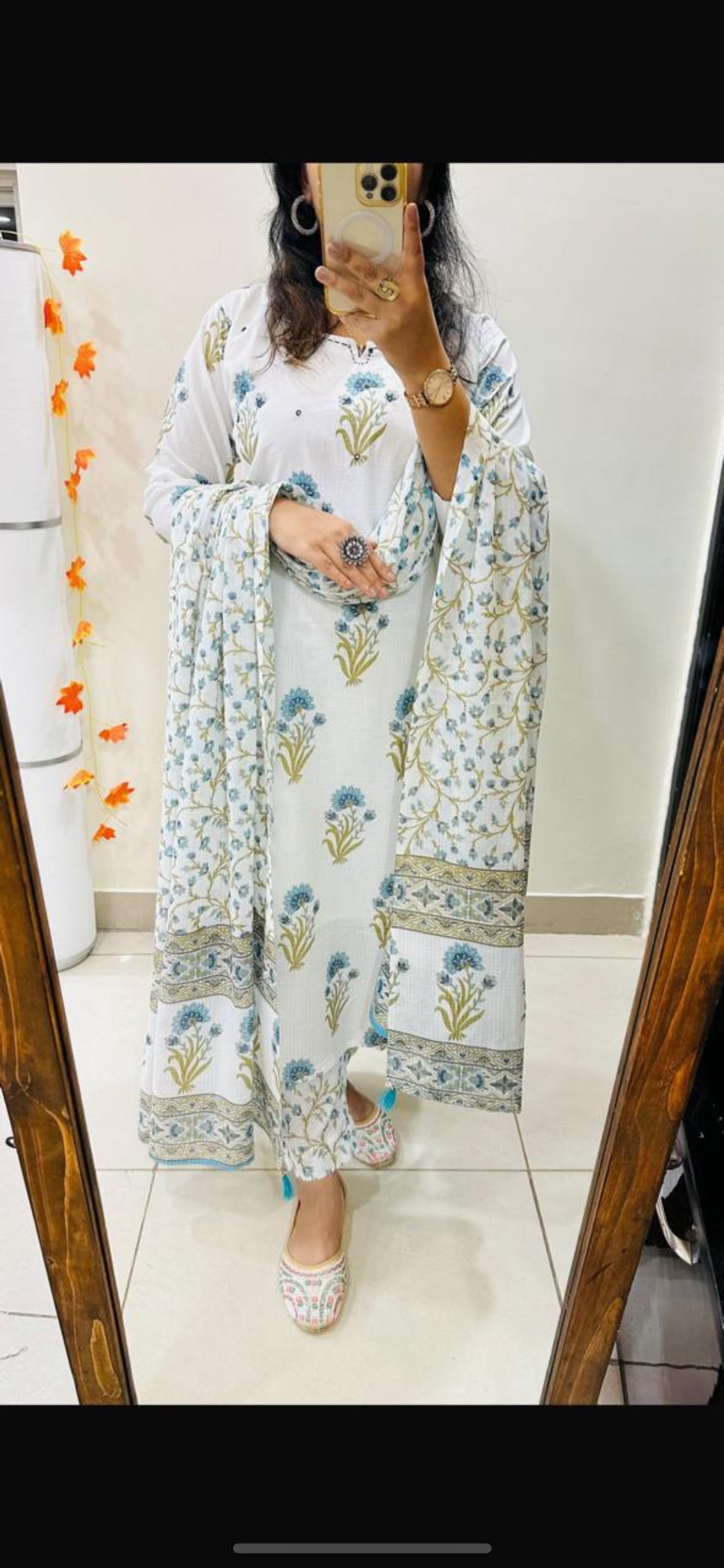 White 3 piece suit set