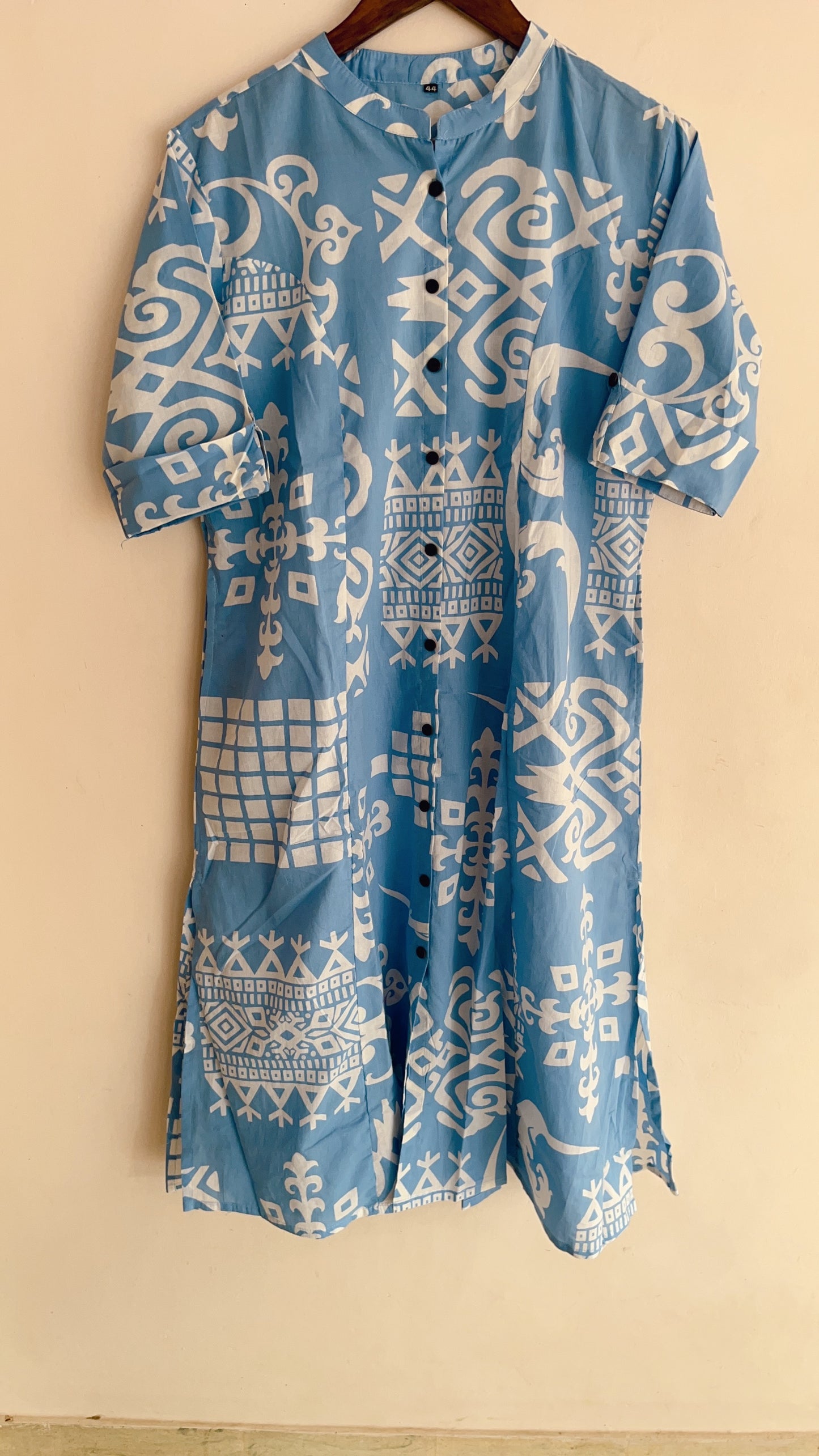 Powder Blue Cotton Co Ord Set