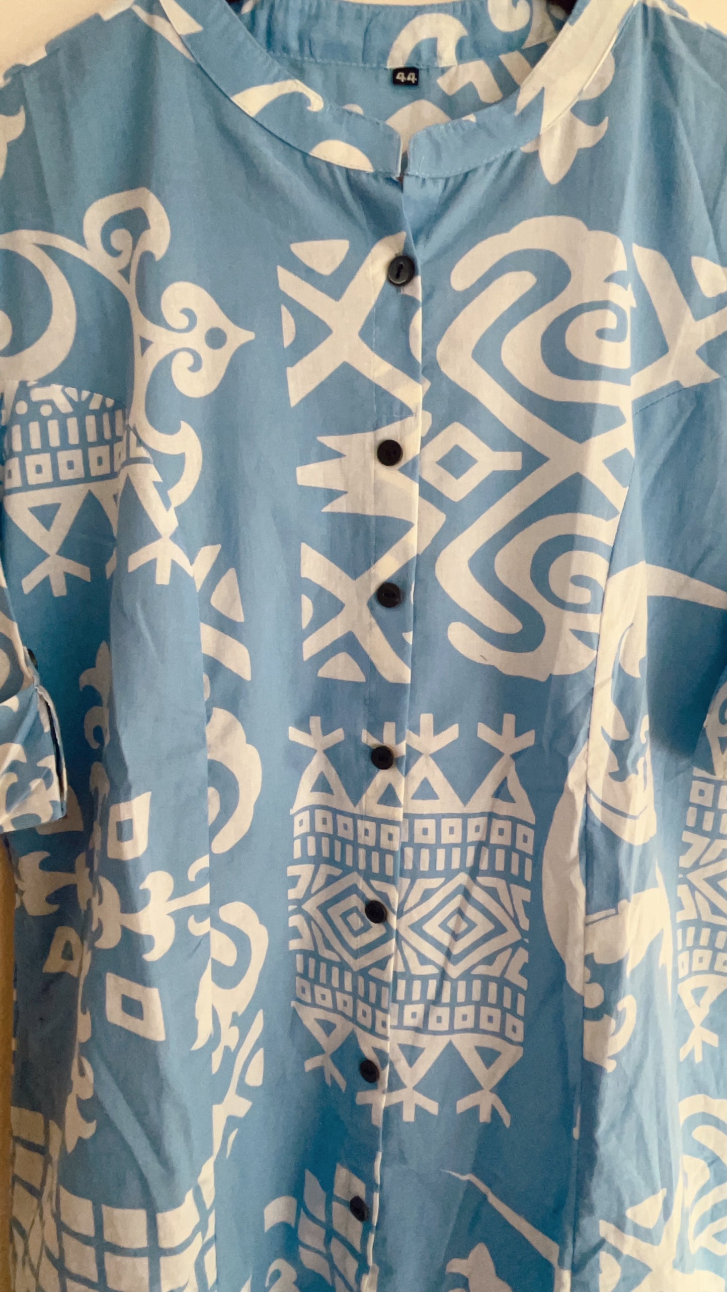 Powder Blue Cotton Co Ord Set