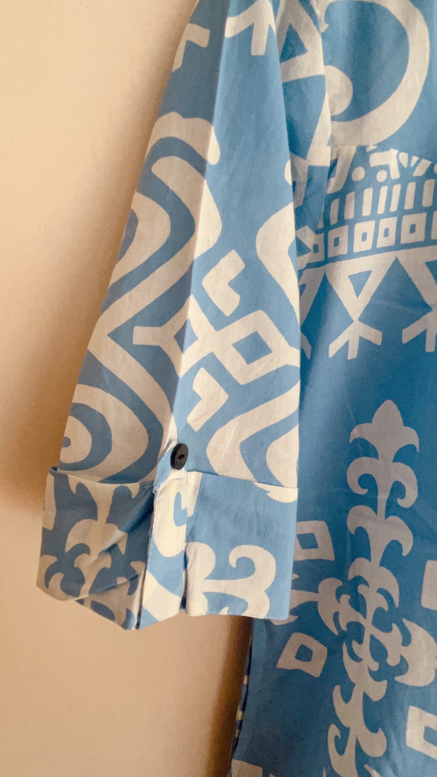 Powder Blue Cotton Co Ord Set