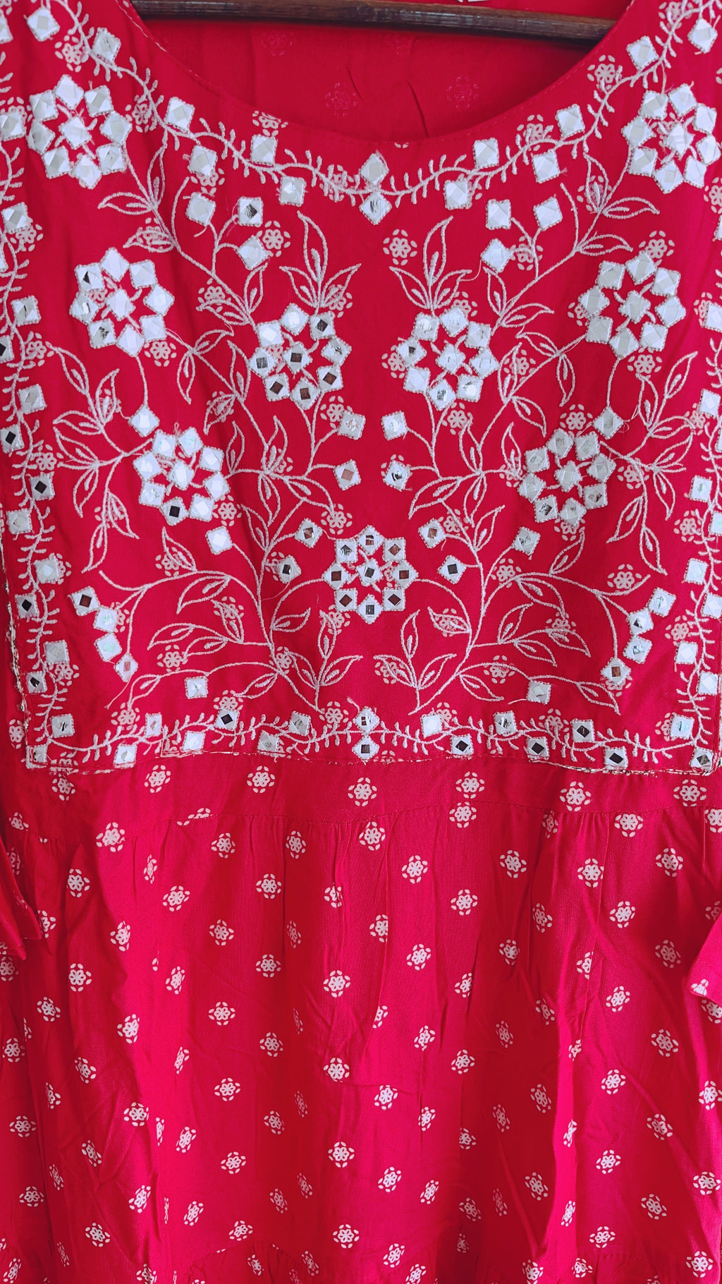 Deep Pink Umbrella Kurti